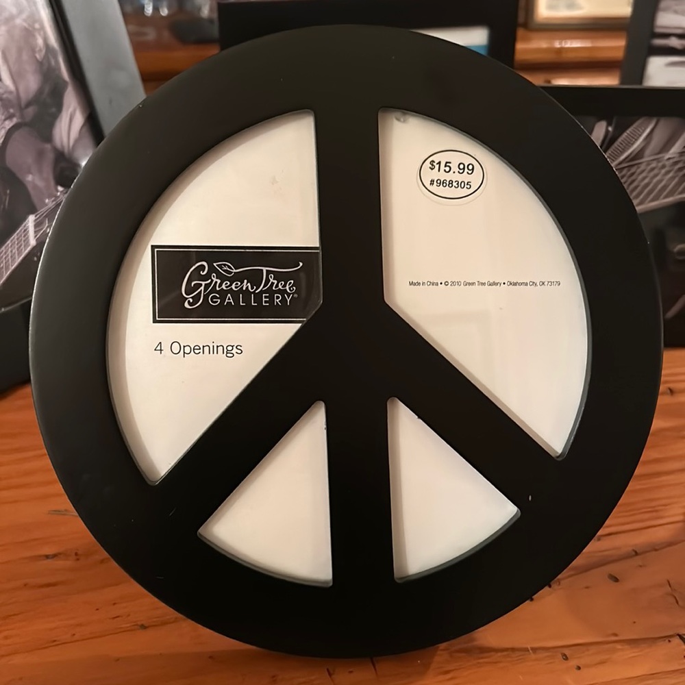 Green Tree Gallery Peace Picture Frame